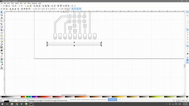 Inkscape Horizontal Laser Tool