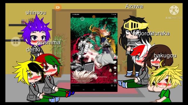 class 1a reacts to manga deku🤗 смотреть онлайн
