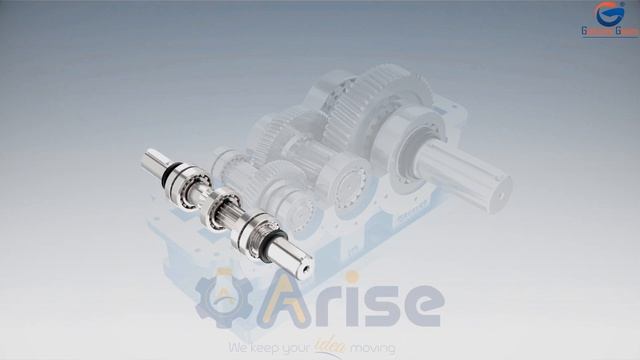 Gamma Gears - Technical Animation of Helical Gearbox смотреть онлайн