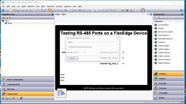 Testing RS-485 Comms on a RedLion DA70 FlexEdge смотреть онлайн