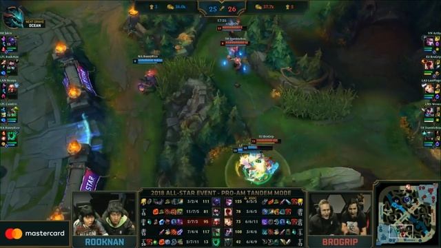 Tandem Mode Mixed Team Show Match (ft. Rookie, Bunny FuFuu, Bebe) | Day 2 2018 LoL All Star Event смотреть онлайн