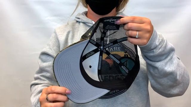 Blank OVER-SIZED CAMO MESH-BACK SNAPBACK Realtree-Black Hat by Zephyr смотреть онлайн