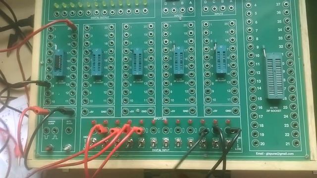 4 Bit Comparator uisng IC 7485 смотреть онлайн