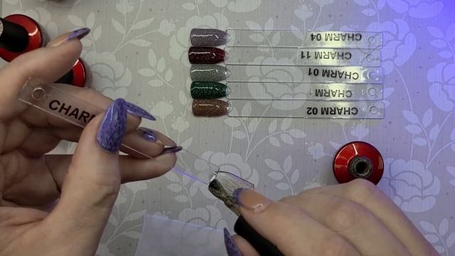 Charm Reflective Gel polishes | Swatch With Me | Amazon Nail Supplies смотреть онлайн