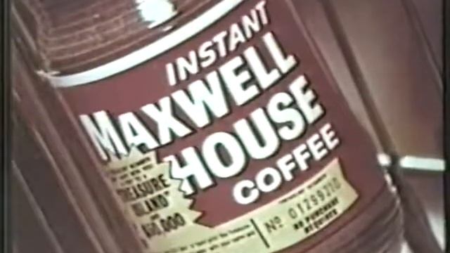 Maxwell House Instant Coffee - Commercial 1967 смотреть онлайн