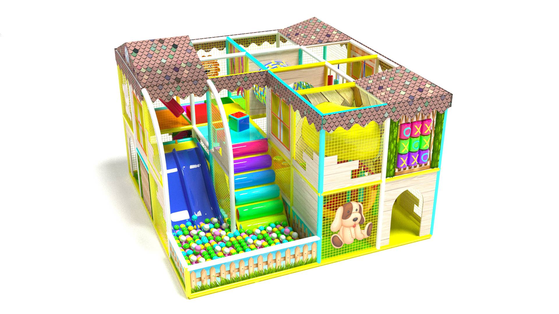 Детский игровой лабиринт "Домик детства" смотреть онлайн