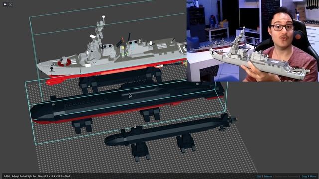 LEGO | Nuclear Submarine TYPHOON | Project 941 Акула - 1:300 Scale смотреть онлайн