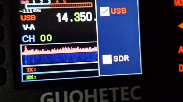 GUOHETEC PMR-171,  HF/VHF/UHF ALL MODE SDR Transceiver 100kHz to 2GHz