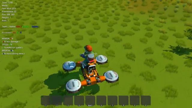 Scrap Mechanic Fant mod Hover board смотреть онлайн