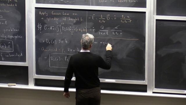 ECE221 Lecture 13: Dielectrics, Gauss law and Poisson equation for dielectrics, example смотреть онлайн