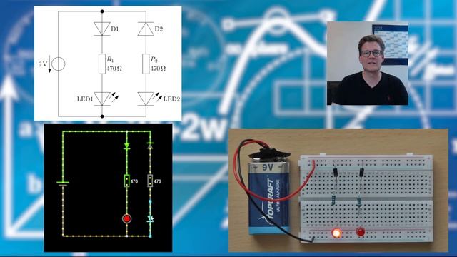 Experiment: Diode in Durchlass und in Sperrrichtung смотреть онлайн