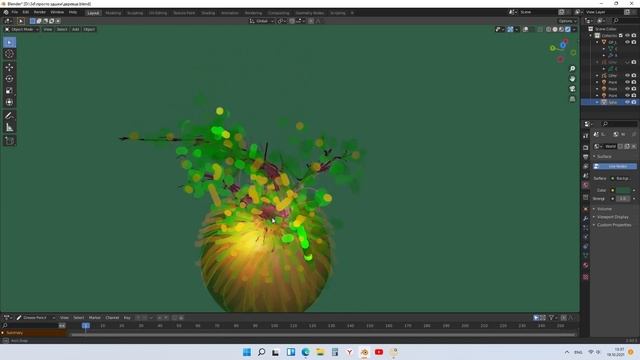дерево с помощью grease pencil blender смотреть онлайн