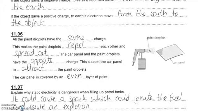 EDEXCEL GCSE PHYSICS - P11 (Static Electricity) Video Lesson смотреть онлайн