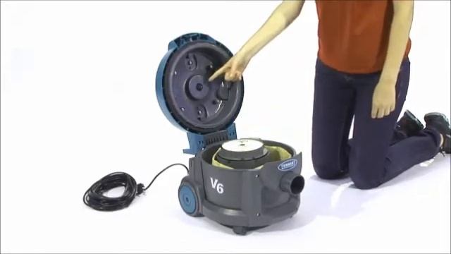 PowerVac Tennant V6 commercial vacuum смотреть онлайн
