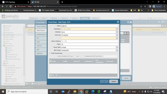 Palo Alto Layer3 Deployment, Routing On PA, How To Configure Static & Default Routing On Palo Alto