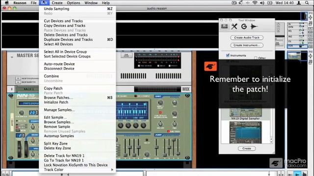 Reason 6 105: Working With Audio - 13 Sampling Audio Into Devices смотреть онлайн