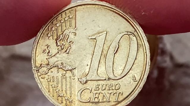 FEHLER Defekte 10-Cent-Euro-Münze Belgien 2011 смотреть онлайн