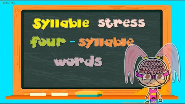 Word Stress / Syllable Stress / Part 3 / Four-Syllable Words / Phonics Mix! смотреть онлайн