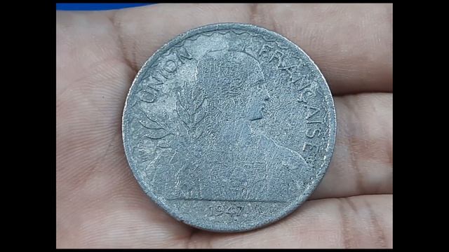 เหรียญต่างประเทศ 10 Cent, 20 Cent, 1 Piastre French Indochina เนื้อนิกเกิ้ล น่าสะสม foreign coin смотреть онлайн