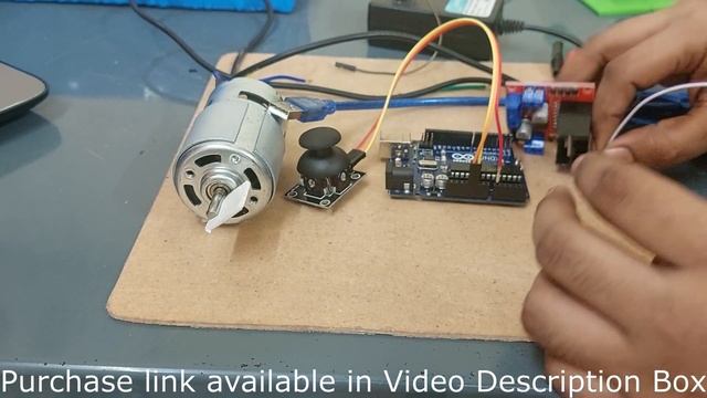 RS 775 12v DC Motor Control Using Joystick, Both Speed and Direction Control смотреть онлайн