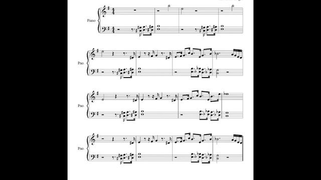 Pink Panther - H. Mancini - Sheet music - Piano смотреть онлайн