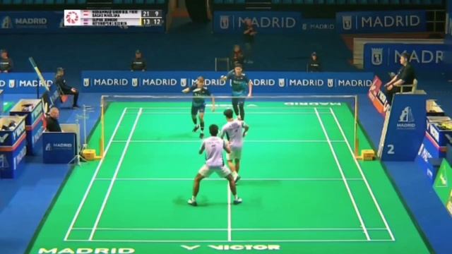 Madrid Spain Master 2023 ||M. S. Fikri/Bagas Maulana Vs S. Jomkoh/K. Kedren || Berjuang hingga Akhi смотреть онлайн