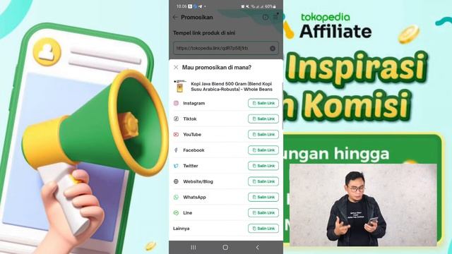 CARA DAFTAR & SHARE LINK TOKOPEDIA AFFILIATE PROGRAM 2022 TERBARU TANPA MINIMUM FOLLOWERS смотреть онлайн