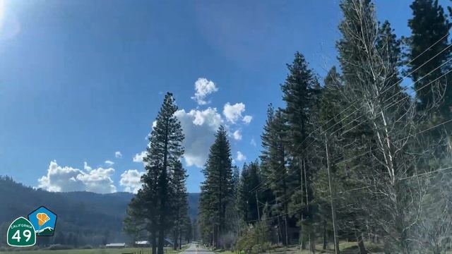 Поездка по маршруту Highway 49 VINTON- GRASS VALLEY CALIFORNIA смотреть онлайн