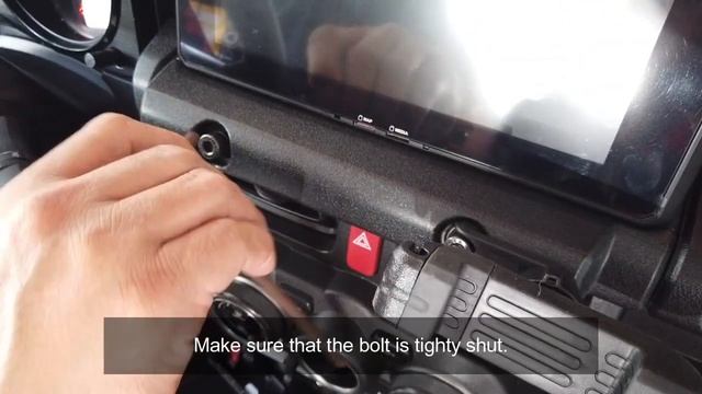 INSTALLATION OF SUZUKI JIMNY JB74 CARMATE PHONE HOLDER