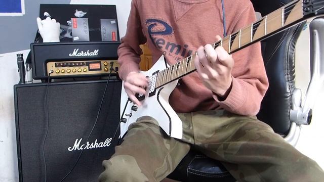 Marshall Code 100 Head & Code 4x12 DEMO/PLAYTHROUGH - Dani Rego