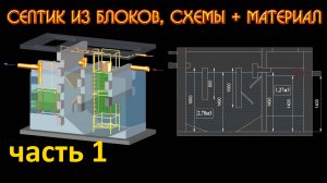 (часть 1) Септик своими руками, без откачки, без запаха , septic tank