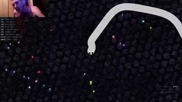 Стрим от LEGENDA - Слизерио (slither.io) РАСШИРЕНИЯ НЯМ-НЯМ смотреть онлайн