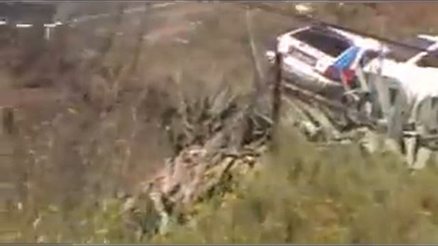 Rally de Telde 2010-Accidente Lancia Delta смотреть онлайн