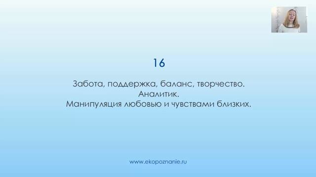 Нумерология число рождения 16 смотреть онлайн