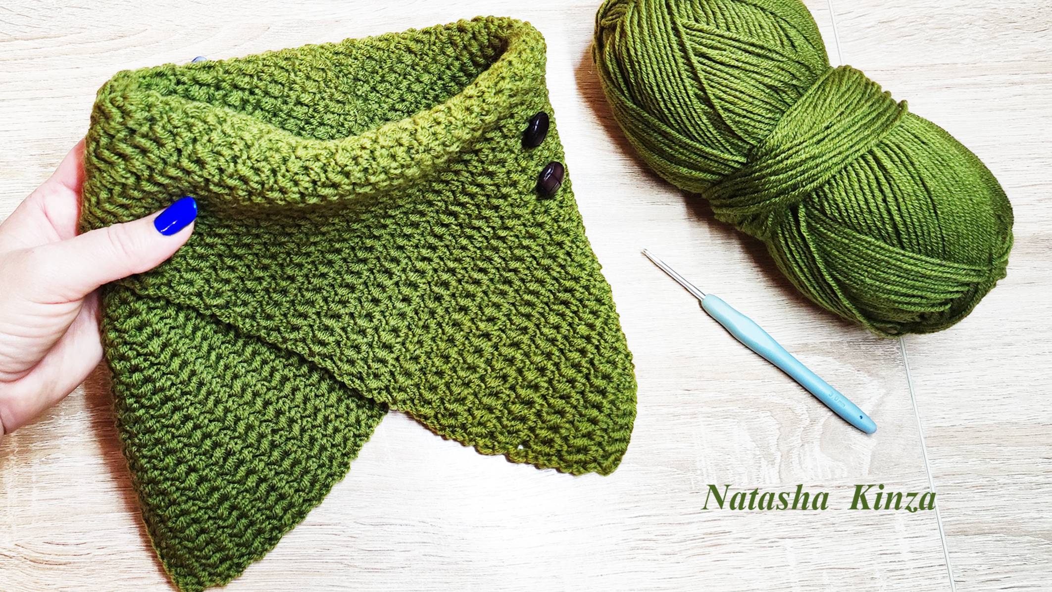 СНУД ПОШАГОВЫЙ МК ДЛЯ НАЧИНАЮЩИХ/ knitted snood pattern смотреть онлайн