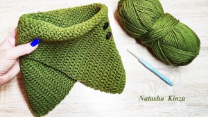 СНУД ПОШАГОВЫЙ МК ДЛЯ НАЧИНАЮЩИХ/ knitted snood pattern