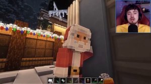 (EdisonPts) ПОЙМАЛ ДЕДА МОРОЗА В СКУЛ БОЙ РАНВЕЙ В МАЙНКРАФТЕ!