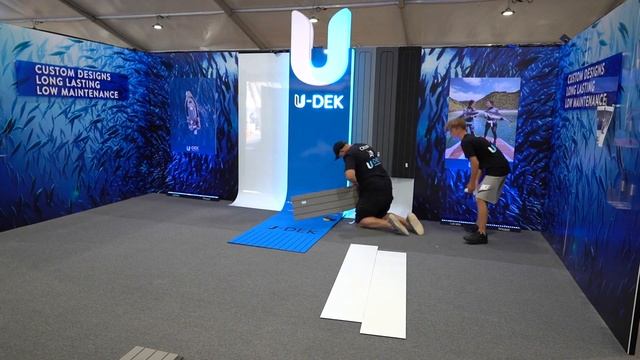 Creating the U-DEK stand at the Auckland Boat Show 2023 смотреть онлайн