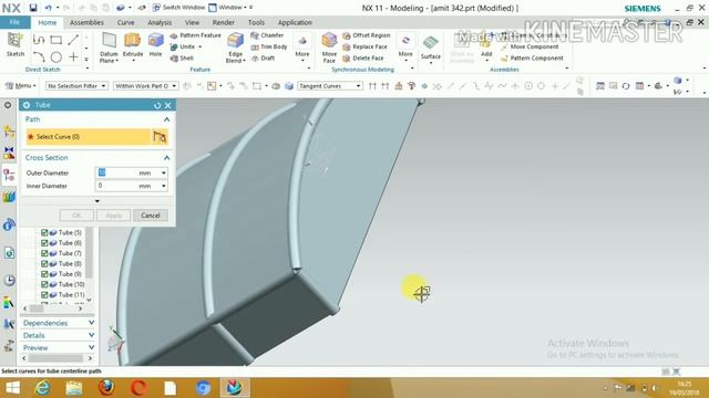Nx tutorial basic modeling for beginner смотреть онлайн