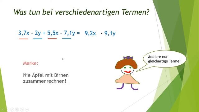 Zusammenfassen gleichartiger Terme смотреть онлайн