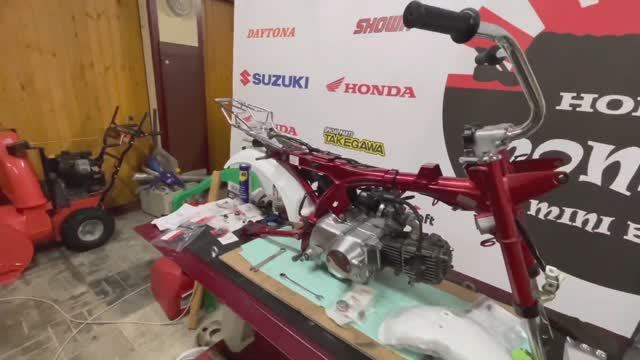 Honda Monkey Millennium 2000 сборка продолжается!