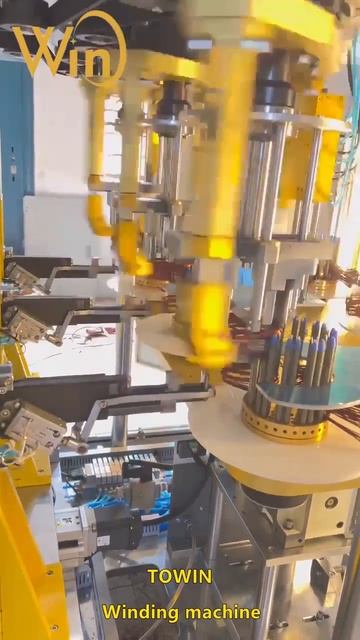 Multiple stator winding machine смотреть онлайн