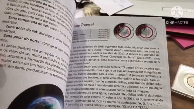 Moedas da Alemanha 🇩🇪 anéis de polímero. Zonas climáticas da terra. смотреть онлайн