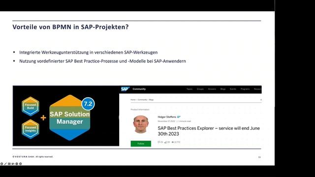 BPMN Webinar-Serie #1: Einführung in SAP Geschäftsprozessmodellierung mit BPMN смотреть онлайн