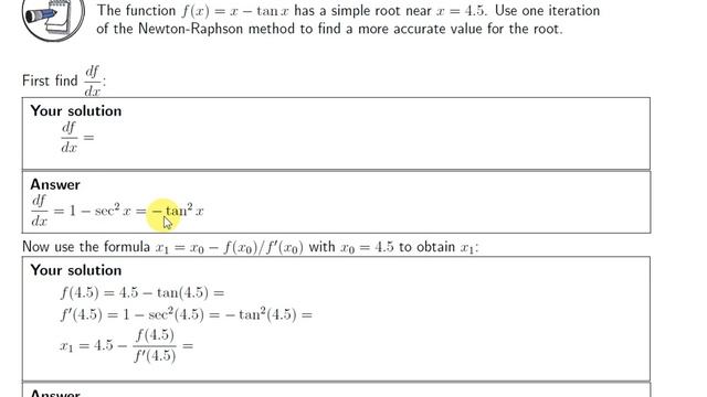 Newton Raphson Method Examples смотреть онлайн