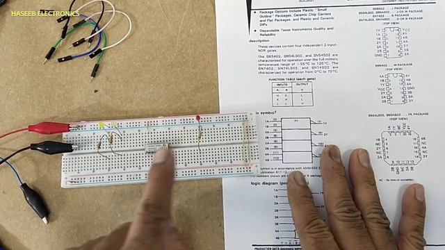 {1007} SN7402, SN5402, Quadruple 2-input NOR gate смотреть онлайн