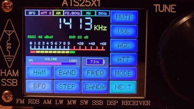 ATS25X1. 1413 кгц. Вести ФМ смотреть онлайн