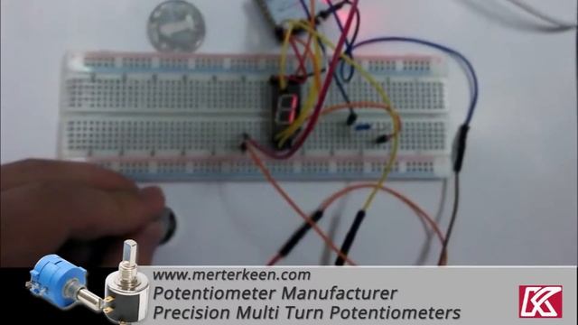 rotary potentiometer arduino | by www.meterkeen.com смотреть онлайн