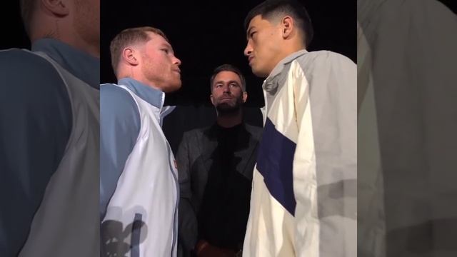 Канело и Бивол лицом к лицу смотреть онлайн