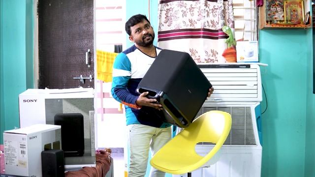 Sony SA SW5 and RS3S Wireless Subwoofer & Rear Speakers Unboxing in Telugu смотреть онлайн